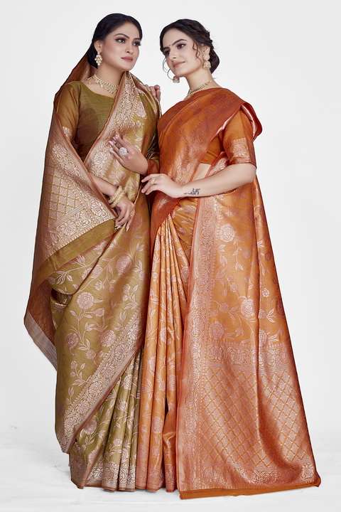 Rose Water - Pure Linen Saree Collection 